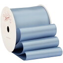 【Zofrud】サテンリボン幅63mm x 9m巻 - 手芸、ラッピング、 花束、ウェディングに最適 (フレンチブルー)