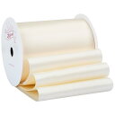 【Zofrud】サテンリボン幅89mm x 9m巻 - 手芸、ラッピング、 花束、ウェディングに最適 (アイボリー)