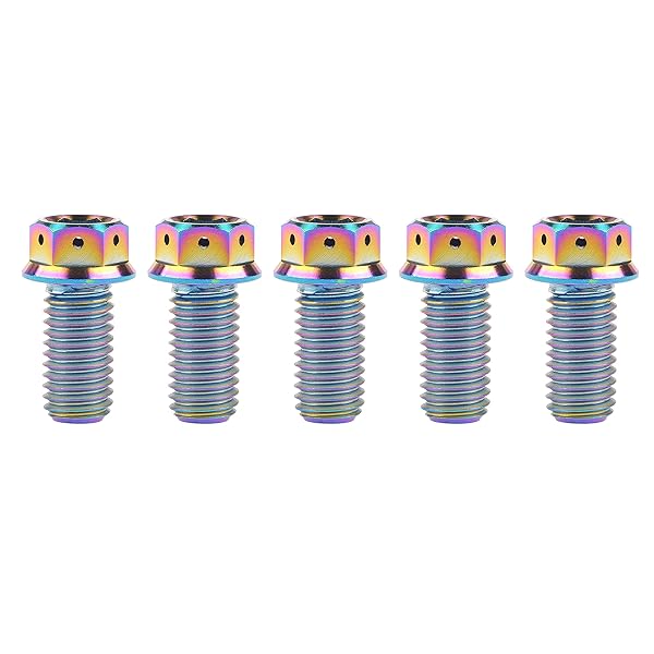 Ruifuチタン合金フランジヘッド六角穴付ボルトM10 20 25 30 35 40 45 50 55 60 65 70 75 80 85 90mm 二..