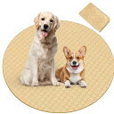 Para Sora 洗える ペットシーツ 丸型 猫 犬用(直径120cm 1枚) 滑り止め 防水 ペットマット 八角形ペットサークルに最適 超吸収 消臭 おしっこシーツ 四重構造 漏れ防止 速乾 繰り返し使用可能(ベージュ)