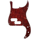 Musiclily 13穴 PBプレシジョンベース用ピックガードFender USA/Mexico製Standard Precision Bass用 、4P赤べっ甲