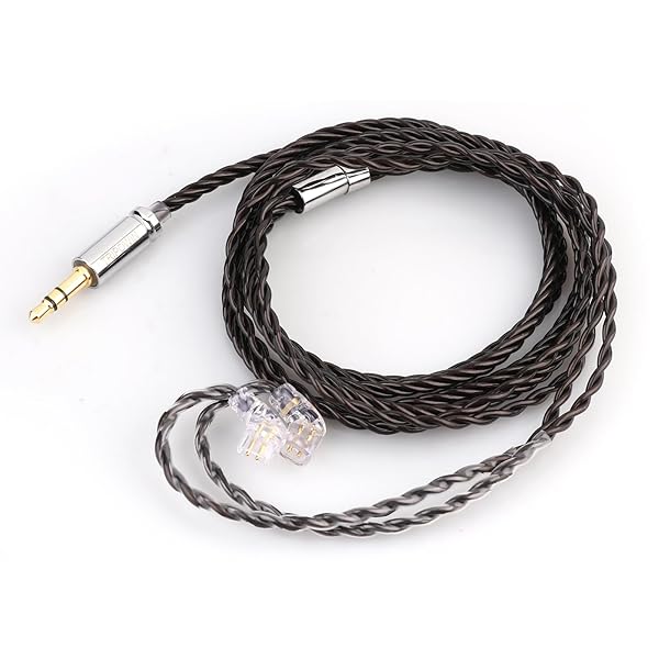 TRIPOWIN Mirage 4芯編み込み構成したハイエンドイヤホンアップグレードケーブル 30AWG銀メッキリケー..