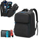 Trunab Switch用 ケース Nintendo Switch/Lite/OLED用収納バッグ (有機ELモデル) ゲームカード 24枚収納 stream...