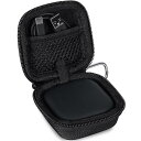 【co2CREA 収納ケース】Shokz OpenFit 2/OpenFit Air/OpenFit オープンイヤーヘッドホン ワイヤレスイヤホン対応 ,ブラック(ケースのみ)