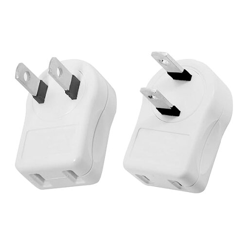 Chenyang NEMA タイプ A 1-15P USA コンセントセーバー延長アダプタ 2 ピン 2 コンセント 90 度角度 2 個/セット Chenyang NEMA タイプ A 1-15P USA コンセントセーバー延長アダプタ 2 ピン 2 コンセント 90 度角度 2 個/セット