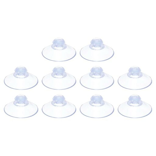 PATIKIL 吸盤 30mm/1.2" 10個入り フックなし PVCサッカーパッド 家庭用キッチンバスルーム 整理装飾品吊り下げ用 クリア PATIKIL 吸盤 30mm/1.2" 10個入り フックなし PVCサッカーパッド 家庭用キッチンバスルーム 整理装飾品吊り下げ用 クリア