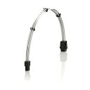 LINKUP 30cm 4 Pin CPU ATX マザーボード PSU 電源供給 編みスリーブカスタムMod PC延長ケーブル(コム付き) | 一本入り | ...