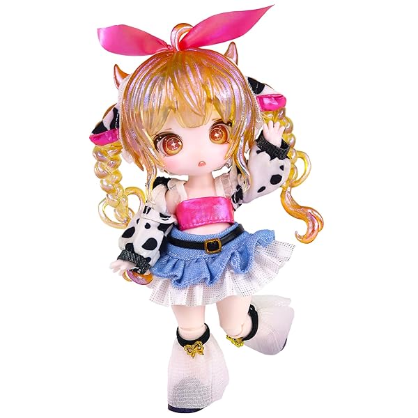 ICY Fortune Days 13cm bjd 人形 - アニメスタイルの人形セット、ギフト、装飾、DIY エクササイズ、コレクションに最適、女の子の人形 ...