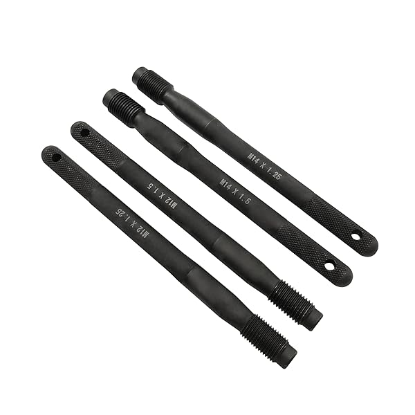 ZKTOOL 4ピース ホイールセッティングボルト M12×P1.25 M12xP1.5 M14xP1.25 M14xP1.5 SST 黒 汚れにく..