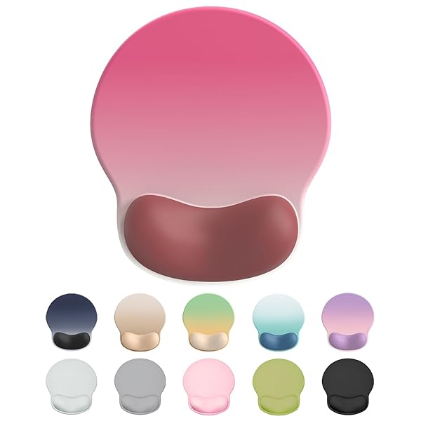 Laborio マウスパッド リストレスト 一体型マウスパッド 手首サポート 人間工学に基づいた (グラデーシ..