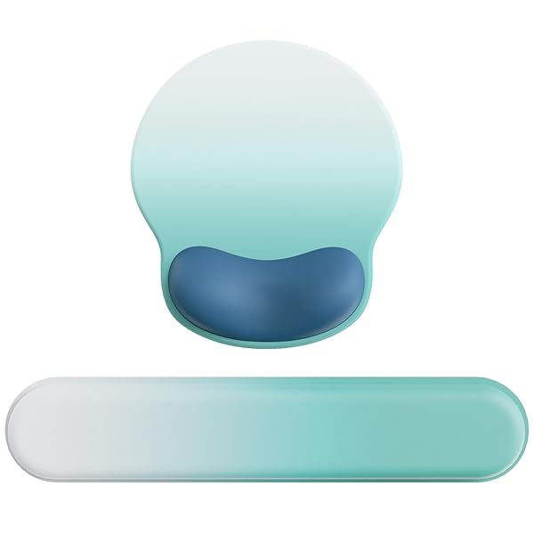 Laborio マウスパッド リストレスト 一体型マウスパッド 手首サポート 人間工学に基づいた (グラデーシ..