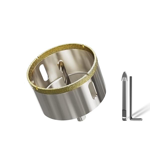 CSOOM ダイヤモンドホールソー センタードリル付き コアビット ドリルビット係る陶器 大理石 穴あけ 超..