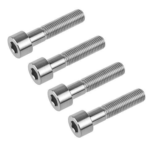 Ruifu DIN912六角穴付きチタン合金ねじボルトスクリュー M10x20 25 30 35 40 45 50 60mm 4個入 (M10X45mm 1.5mm, チタン) Ruifu DIN912六角穴付きチタン合金ねじボルトスクリュー M10x20 25 30 35 40 45 50 60mm 4個入 (M10X45mm 1.5mm, チタン)