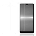 HUAKE xperia ace3 フィルム【(2枚)ガラスフィルム 】ガラスフィルム Xperia Ace 3 SOG08 SO-53C 用 国産硝子素材製 ...
