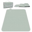 AIDUCHO レジャーシート 防水 ピクニックマット 大判 150x200cm 3~6人用 折り畳み コンパクト 洗える 座布団 防湿 アウトドア キャンプ 花見 運動会 ビーチシート 四季適用 簡単収納 持ち運び便利 持ち手付き 室内用可 (15