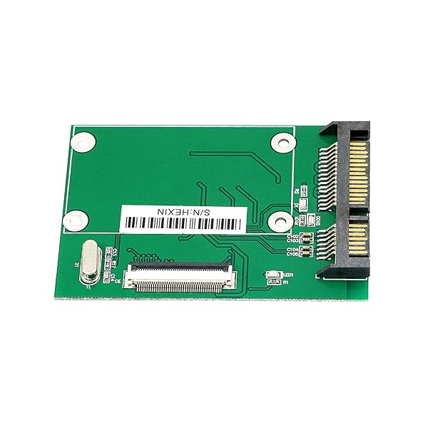 SinLoon ZIF CE-SATA変換 1.8 "CE ZIF HDD－SATAシリアルATA 7 + 15ピン22ピ，PCBボードアダプタ、2ケーブル（SATA 公－CE/ZIF）