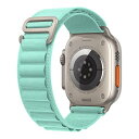 コンパチブル for apple watch バンド ultra バンド アルパインループ 49mm 46mm 45mm 44mm 42mm 41mm 40mm 38mm 軽量設計 通気性 強靭 チタニウムG字フック iwatch バンド ブレイデッ
