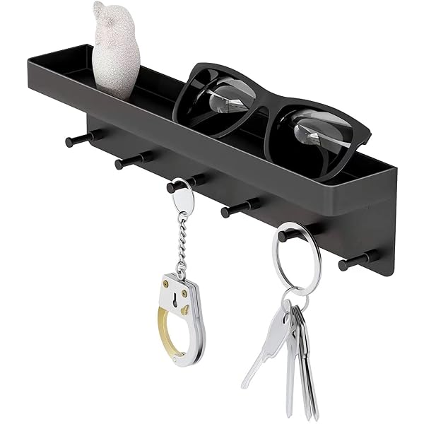 ETRAVEL 鍵掛け 鍵置き キーハンガー キーフック 壁掛け式収納ラック 玄関収納 鍵掛け おしゃれ 飾り棚..