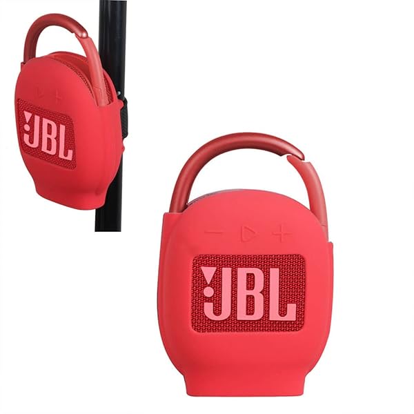 JBL CLIP4 Bluetoothスピーカー専用保護収納シリカゲルシェル-Hermitshell(レッド)