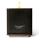 TALENT CANDLES 陶器四角杯アロマキャンドル大豆ワックスキャンドル 約30時間ジャーキャンドル 手作りの品質プレゼント (Santal Noir)