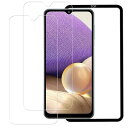 HUAKE galaxy a32 ガラスフィルム【(2枚)ガラスフィルム +ガイド枠付き】ガラスフィルム Galaxy A32 5G SCG08用 国産硝子素材...