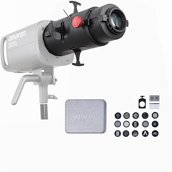 Aputure Spotlight SE 36° スポットライト ライト整形用 創造式照明調整 15 M-Sized Gobo様式 Aputure 150C 300C 100/200 Sシリーズ など bowens マウント ライト用