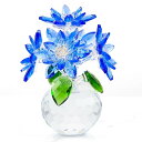Kertari K9 クリスタルフラワー 蓮の花 置物 枯れない花 造花 花束 オシャレ インテリア 蓮 ガラス細工 飾り 小物 お祝い 母親 誕生日 クリスマス 母の日 結婚記念日 退職祝い プレゼント 女性 人気 妻へ 彼女への贈り物 - ブルー