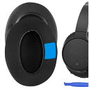 Geekria イヤーパッド Sport 互換性 パッド ソニー Sony WH-CH700N, WH-CH710N, WH-CH720N ヘッドホンに対応 イヤパッド/イヤークッション/イヤーカップ (冷却ジェル/余分な厚さ/ブラック)