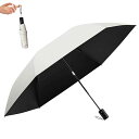 GOKEI 日傘 5秒たためる傘 形状記憶 折りたたみ 完全遮光 軽量 晴雨兼用 レディース UVカット100% 220g ワンタッチ 自動開閉 コンパクト 丈夫 6本骨 遮熱 5級撥水 紫外線対策 日焼け防止 形状安定 おりたたみ傘 3段 オフホワ