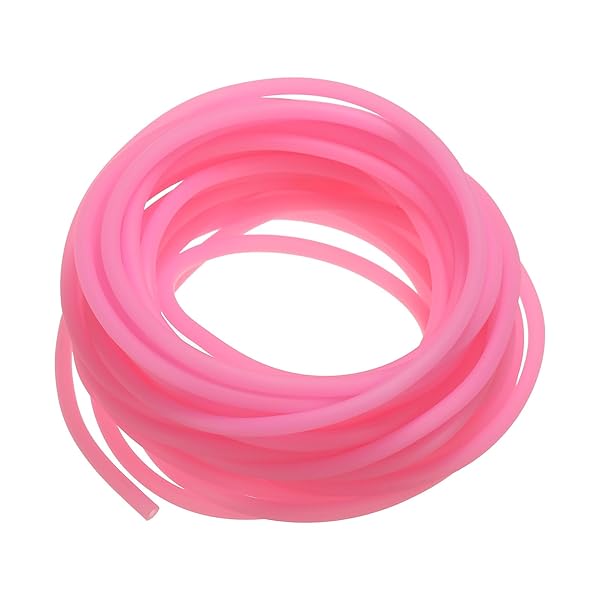 PATIKIL ゴムコードチューブ 5 M シリコン中空チューブ 3 mm外径 1.5 mm内径 DIY クラフト ビーズ ネッ..