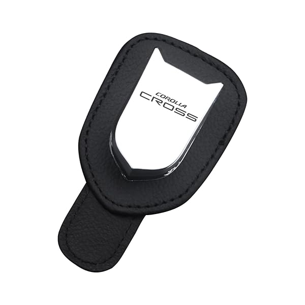 【InnoWave】車のサンバイザーメガネクリップ COROLLA CROSS カローラ クロス レザー車載メガネクリッ..