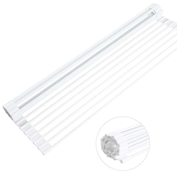 HEDONLEE 水切りラック シンク上 折りたたみ 52*33cm折り畳み水切り 食器水切り 食器置き コンパクト ..