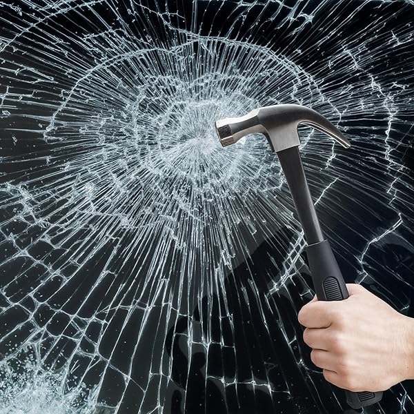 DUOFIRE 防犯フィルム 防犯ガラスフィルム 防犯 透明シート 台風/地震対策、飛散防止 ガラス破り対策 紫外線遮断、窓 防犯グッズ （透明，90x200cm）