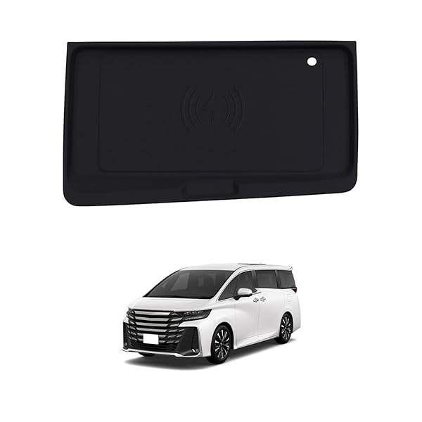 Temiry 新型 アルファード ヴェルファイア 40系 センターコンソール ワイヤレス充電 シリコンパッド ト..