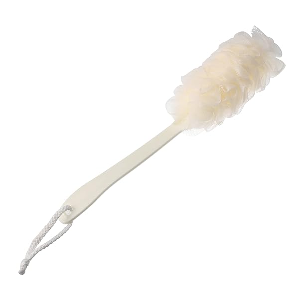 VOCOSTE ボディバスブラシ バックスクラバー シャワー用ヘチマシャワー ロングハンドル付き 皮膚の角質..