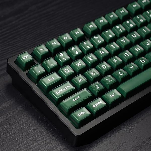 142 キー半透明キーキャップ PBT Doubleshot Keycaps SA キーキャップ Green Keycaps 61/64/87/104/108..