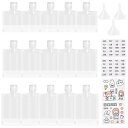 パウチ容器 トラベル液体個包装 パウチ容器 30ML/50ML/100ML/ 15個入り 詰め替え容器 使い回し シャンプー、ボディーソープ、化粧品 トラベル液体個包装 漏れない 透明 密封性 持ち運びに最適 出張 旅行 便利グッズ