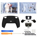 eXtremeRate ps5コントローラーBDM-010&BDM-020に対応用プログラムできる背面パドル金属バージョンライズリマップキット、ps5コントローラーに対応用アップグレードボードと再設計されたバックケース&背面ボタンアタッチメント‐ps