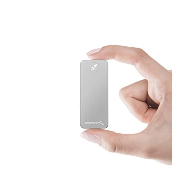 SABRENT 外付けSSD、SSD 1TB、USB 3.2 Gen 2 10Gb/秒、最大速度1000MB/秒（PS5/PS4動作確認済み） 航空宇宙用高級アルミ製（SB-1TB-NANO）