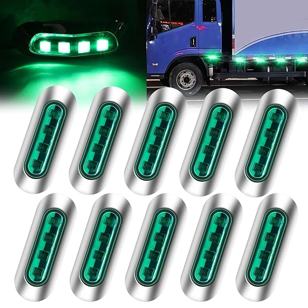 ストロボライト マーカーランプ 、LED 警告灯 、12V/24V緊急用ランプ、マーカーランプ、サイドマーカー..