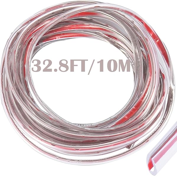 ドアプロテクター車、CTRICALVER U字型 PVC ドアエッジガード、車ドアエッジプロテクター、 ドアエッジ..