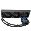 Thermalright Hyper Vision 360 UB ARGB ブラック リキッド CPU クーラー、360mm 仕様水冷、3 つの高性能ファンを一...
