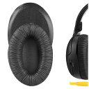 Geekria イヤーパッド QuickFit 互換性 パッド ゼンハイザー Sennheiser HDR120/ 110/ 115, RS120/ 110/ 115 ヘッドホンに対応 パッド イヤークッション/イヤーカップ (レザーレット/ブラック