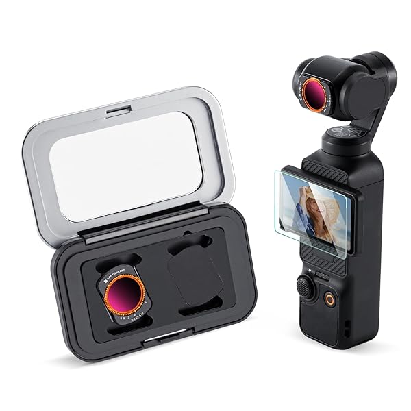 K&F Concept DJI Osmo Pocket 3  NDե륿 ND32-ND512(1)   ե륿 AGCإ饹 Ĵ ޥƥ ƩΨ ɿɱ ꡼ץƥդ