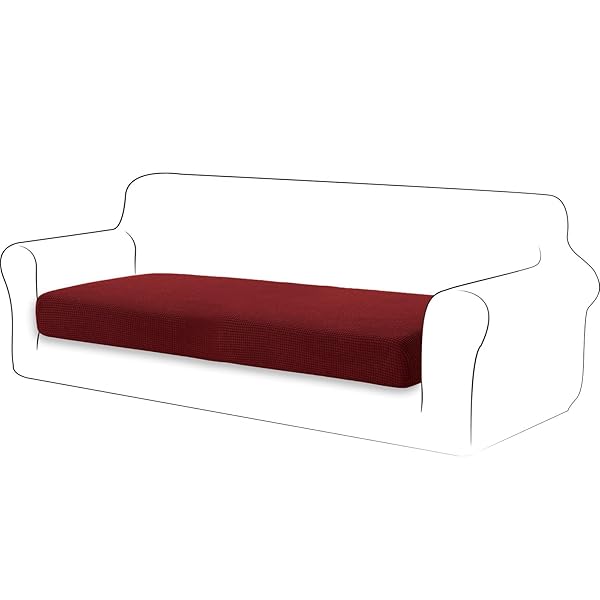 TIANSHU ソファー座面カバー 3人掛け ソファー クッション カバー 無地 縦横弾力 ストレッチ フ