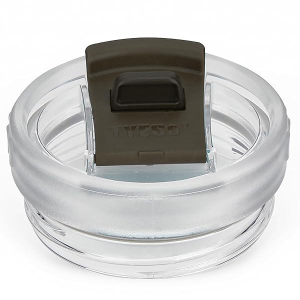 TYESO - TS-8868 対応交換用蓋、1200mlタンブラー用 カップ蓋 茶色