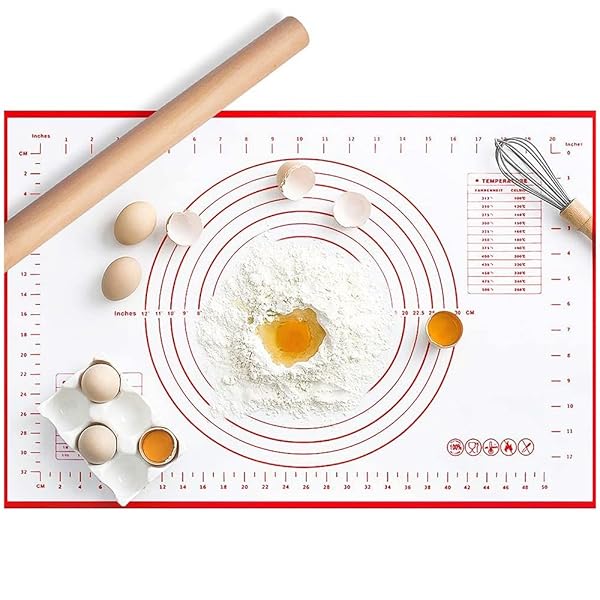 LOYELEY クッキングマット パンこねマット 大きいサイズ 製菓マット パン作りシリコンマット