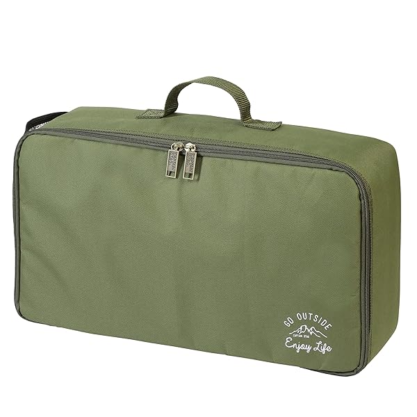 キャプテンスタッグ(CAPTAIN STAG) アウトドア 収納ケース 焼肉カセットコンロケース ポケット