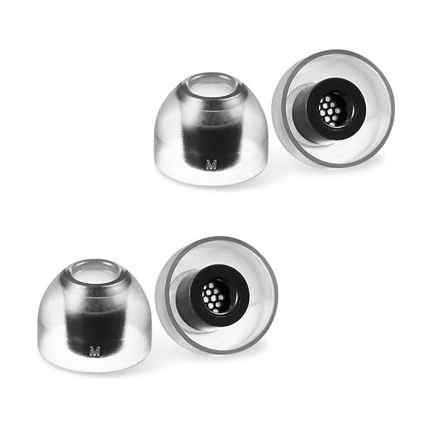 AZLA SednaEarfit Crystal 2 Standard [イヤーピース Mサイズ2ペア] 最高級プレミアムLSR素材採用 テーパ