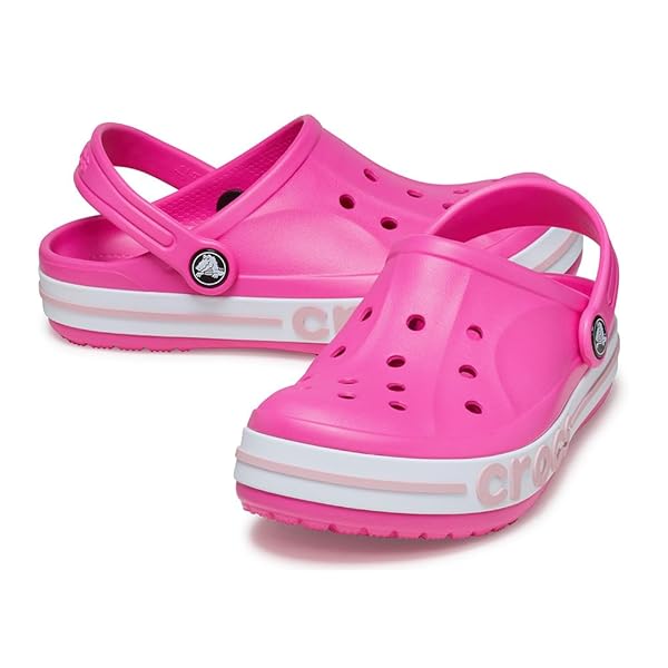 Crocs (クロックス) キッズ バヤバンド クロッグ 男女兼用 子供用 クロッグ, エレクトリックピ